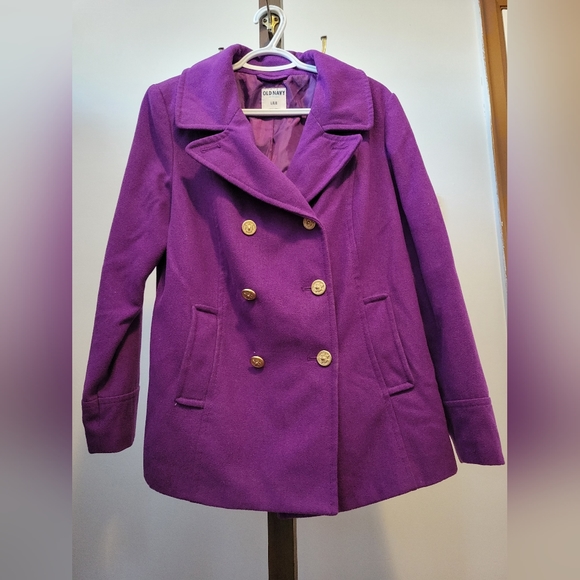 OLD NAVY PEACOAT JACKET - Picture 2 of 7